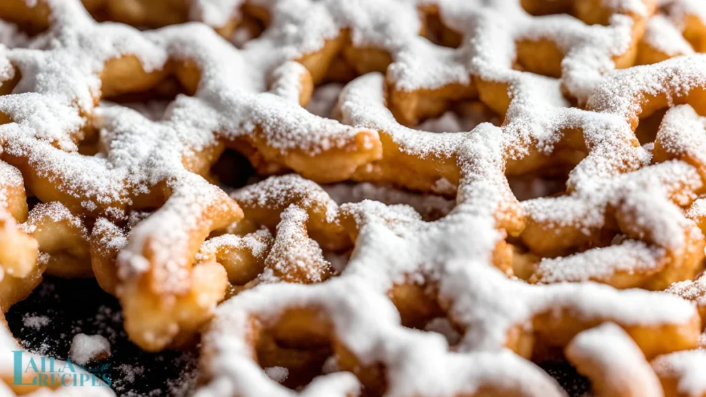 serve the funnel cakes immediately after frying to avoid sogginess.