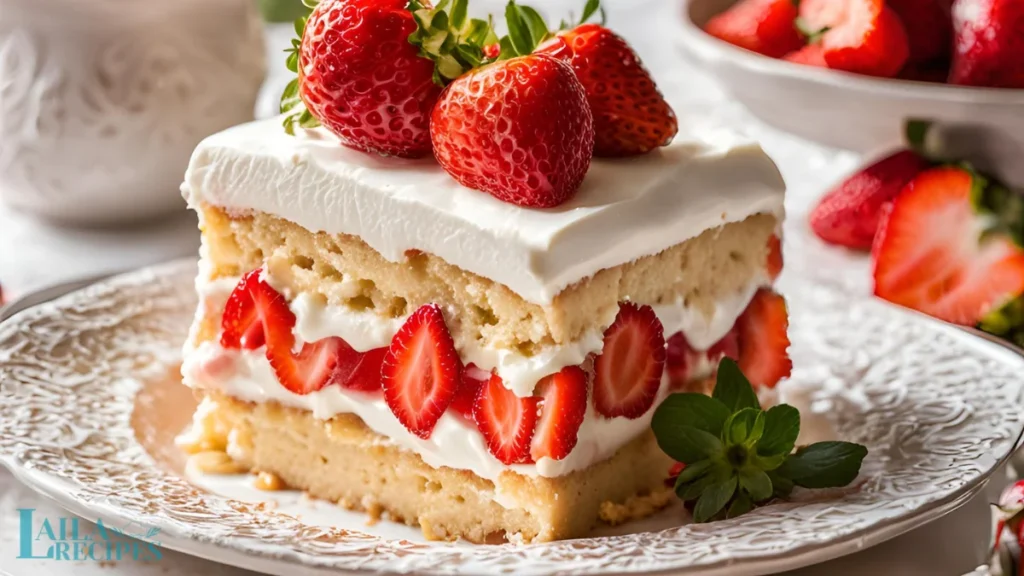 Strawberry Tres Leches Cake Recipe