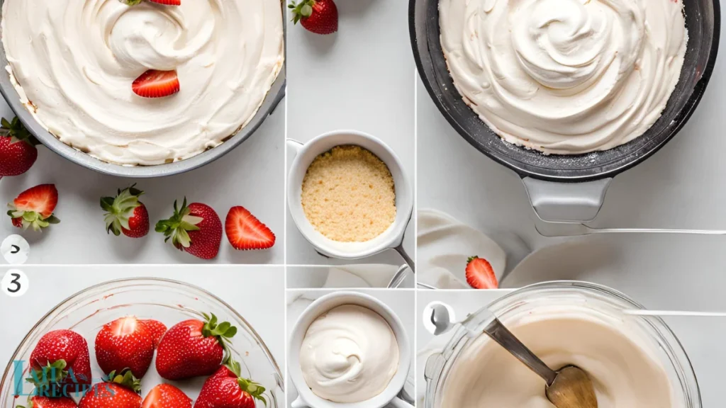 Strawberry Tres Leches Cake ingredients