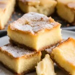 Ingredients for butter cake arranged on a countertop