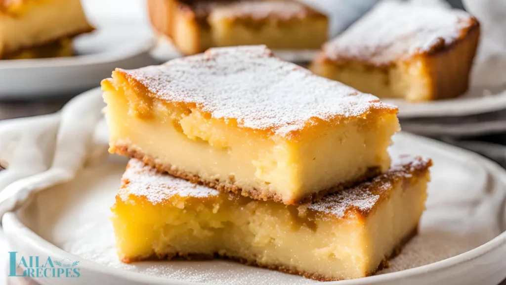 Close-up of the cake's moist texture