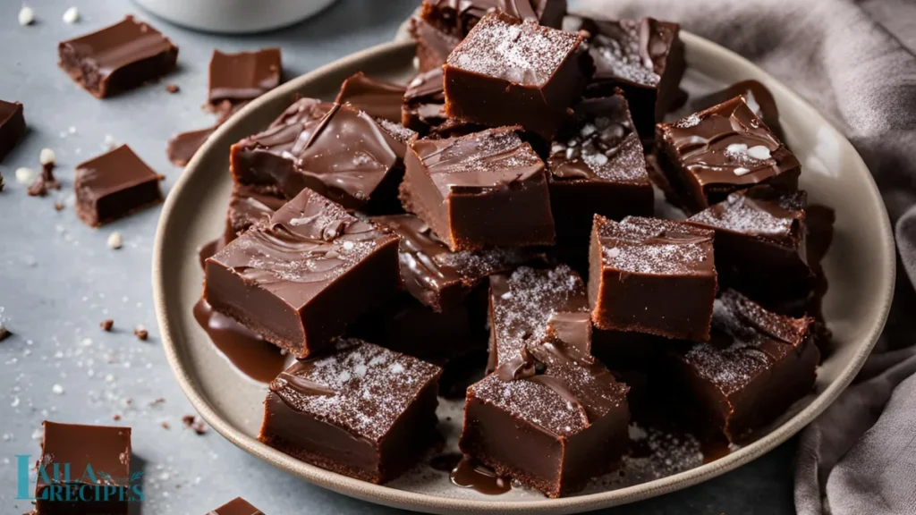 Cutting fudge into squares