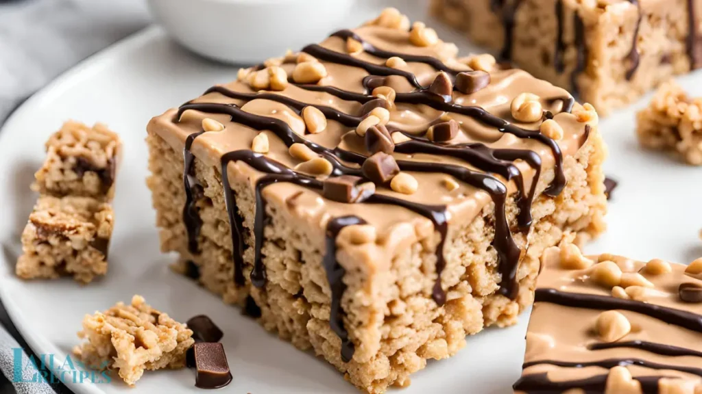 A step-by-step shot of peanut butter melting