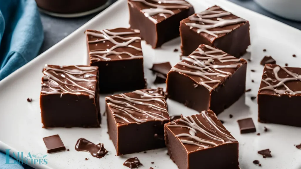 Refrigerating fudge for setting