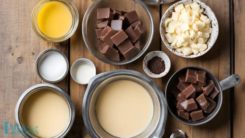 Semi-sweet chocolate chips for fudge